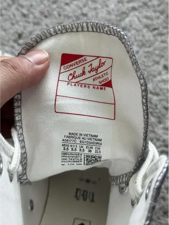 Converse Women’s 5.5 Chuck 70 De Luxe Heel Hi Top Glitter Sparkle Contemporary - Picture 7 of 9